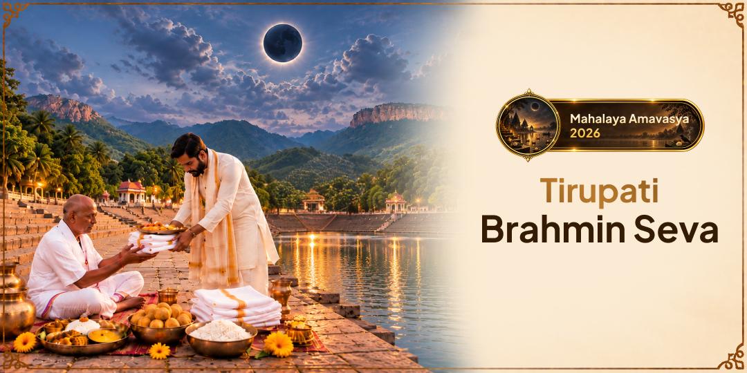 Brahmin Seva at Tirupati Brings Your Pitru Offering Before Vishnu, The Lord Who Revealed the Secrets of Ancestral Liberation to Garuda.