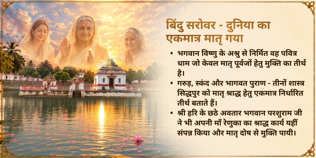 मातृ नवमी मातृ-पितृ ऋण मुक्ति मातृ गया सिद्धपुर महासेवा 