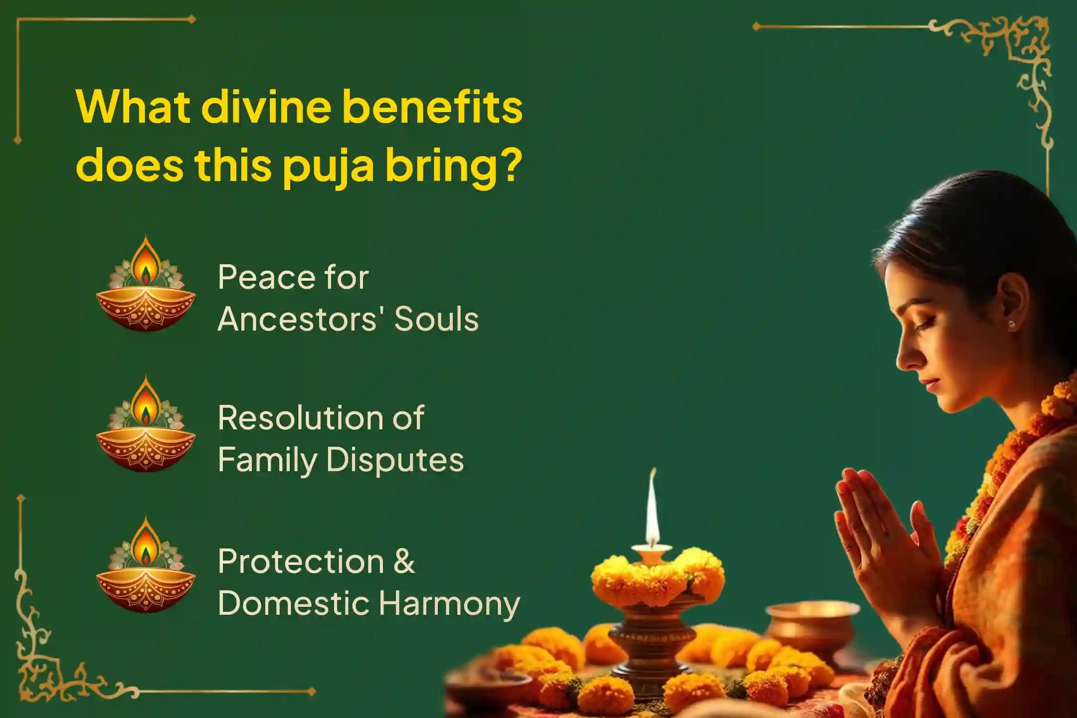 Participate in the Pada Gaya Pitru Dosh Parihara Special Pitru Dosh Shanti Homa For Peace of ancestors' souls and Resolving Family Disputes