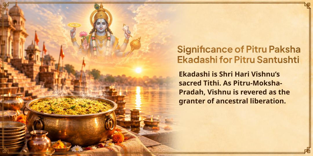 Pitru Paksha Ekadashi 3 Moksha Teerth 101KG Khichdi Needy Bhojan Seva 