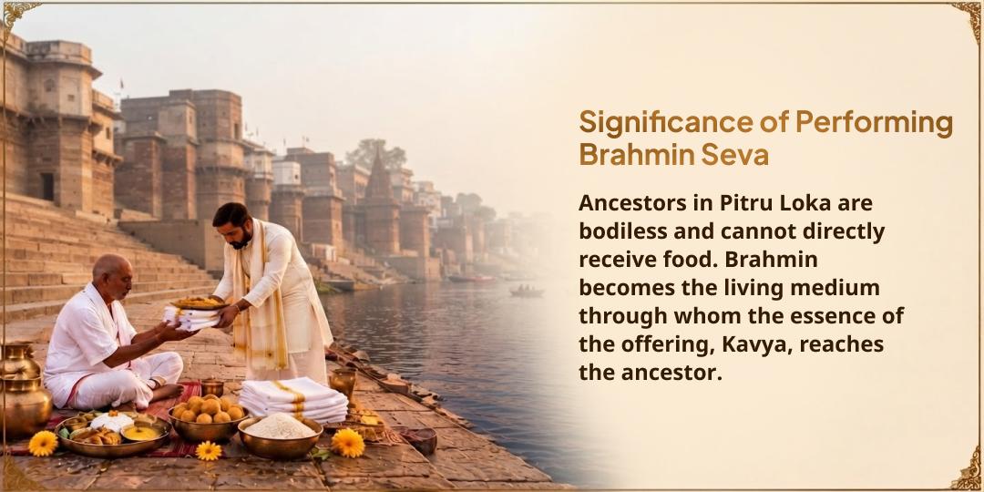 Pitru Paksha Navami, Dashami & Ekadashi 3 Pitru Mukti Teerth Brahmin Seva 