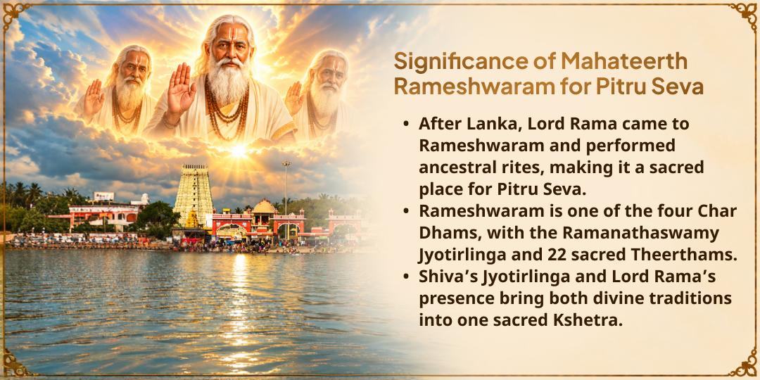 Pitru Paksha Dashami Maha Teerth Rameshwaram Pitru Tripti Brahmin Seva 