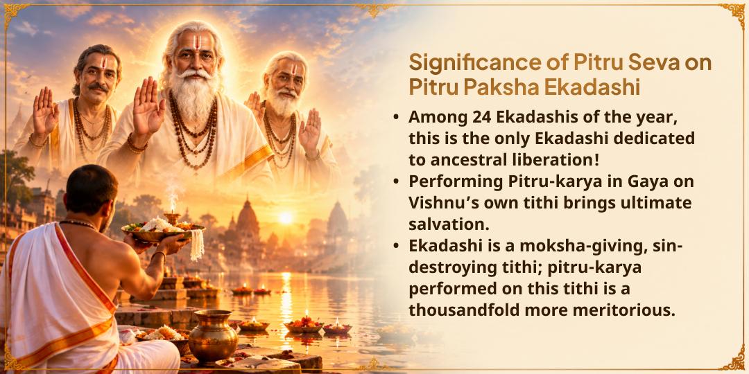 Pitru Paksha Ekadashi Gaya Vishnu Pad Chadhava & Falgu River Deepdaan