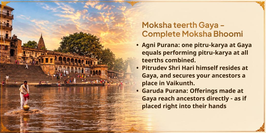 Pitru Paksha Ekadashi Gaya Vishnu Pad Chadhava & Falgu River Deepdaan