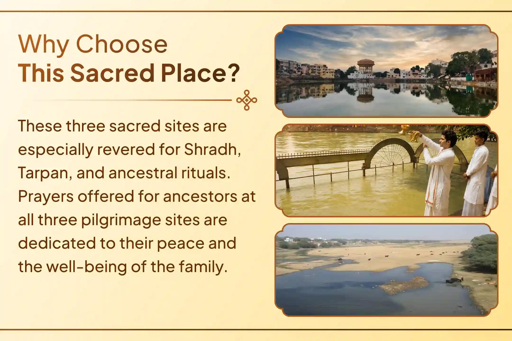 Three sacred pilgrimage sites, one Sankalp- a special Ekadashi ritual for ancestors.