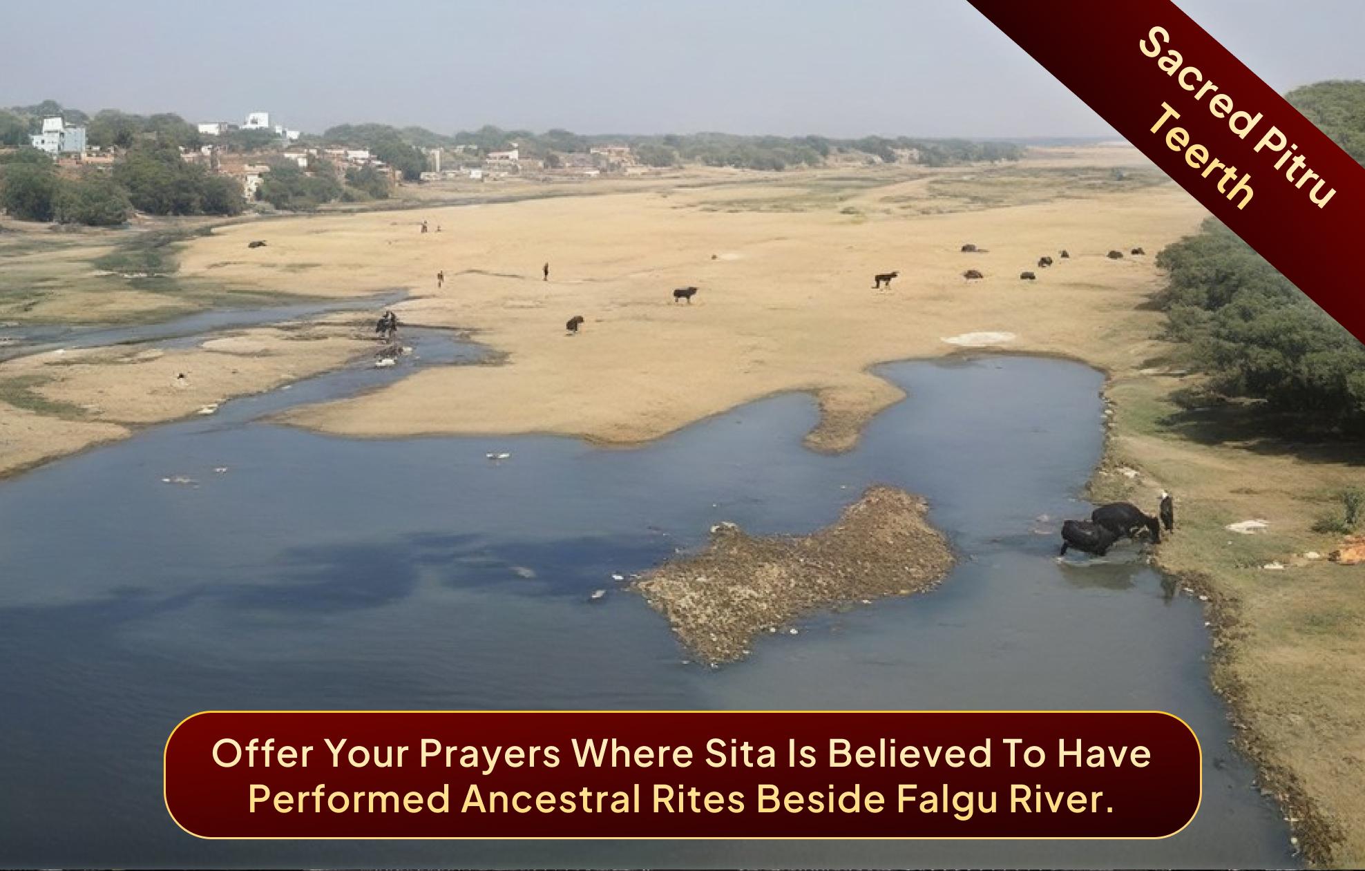 Falgu River Ghat,Gaya Ji, Bihar