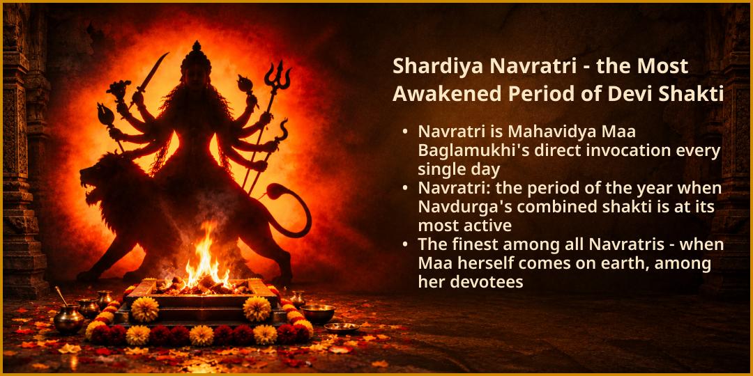 Maha Navratri Shatru Nashak Mahavidya Maa Baglamukhi 9-Day Maha Havan Aahuti Sankalp
