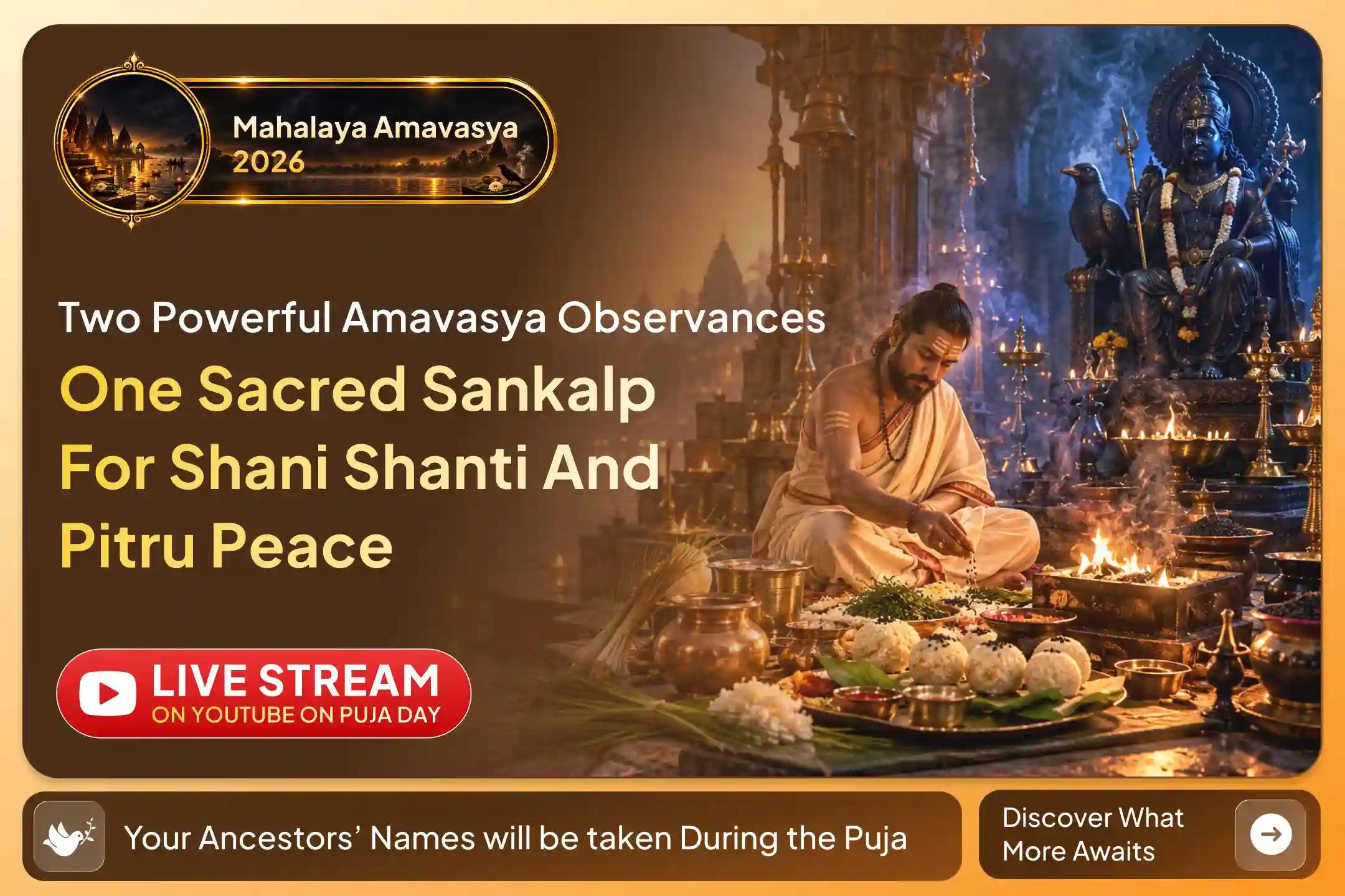 When Shani and Pitru Align, Seek Shanti, Relief from Obstacles and Financial Challenges 