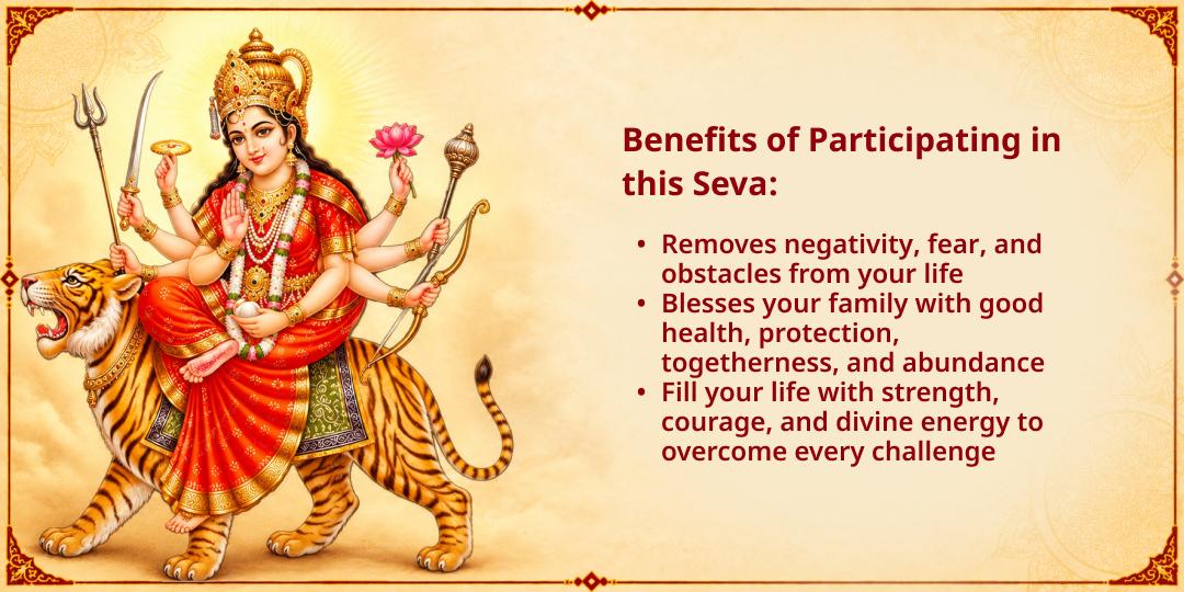 First Day of Maha Navratri 101KG Puri, Kale Chane & Halwa Bhojan Needy Seva