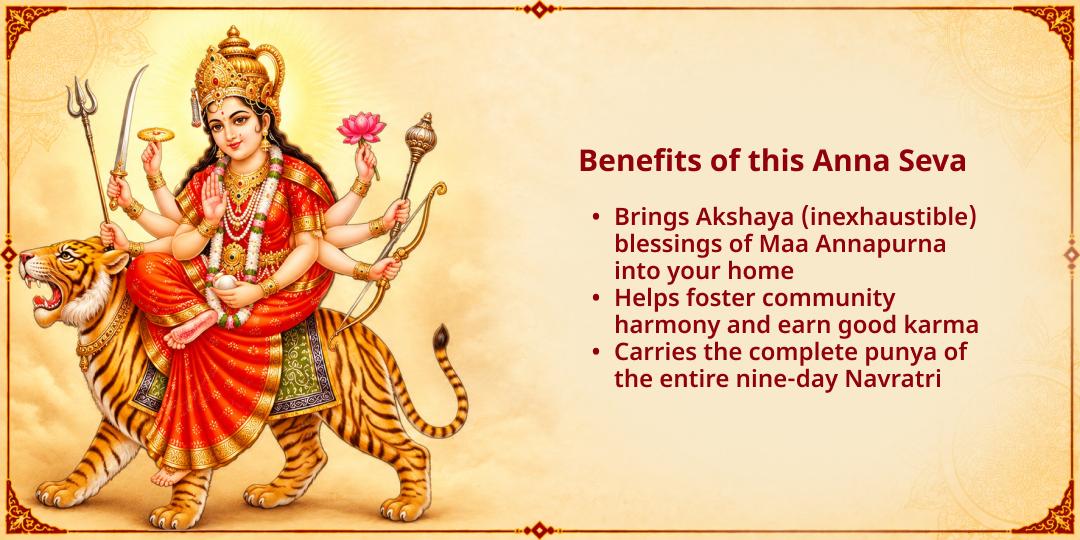 First Day of Maha Navratri 101KG Khichdi Distribution Seva to Needy 