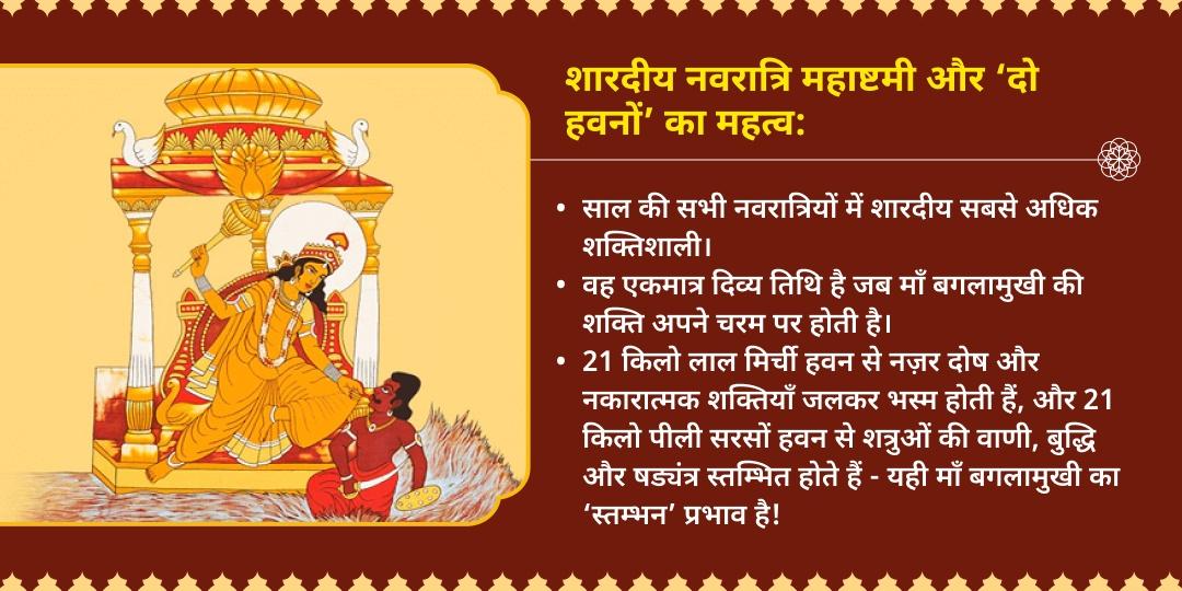 महानवरात्रि महाष्टमी 21kg लाल मिर्ची नज़र दोष हवन आहुति- एवं 21kg पीली सरसों शत्रु विजय हवन आहुति