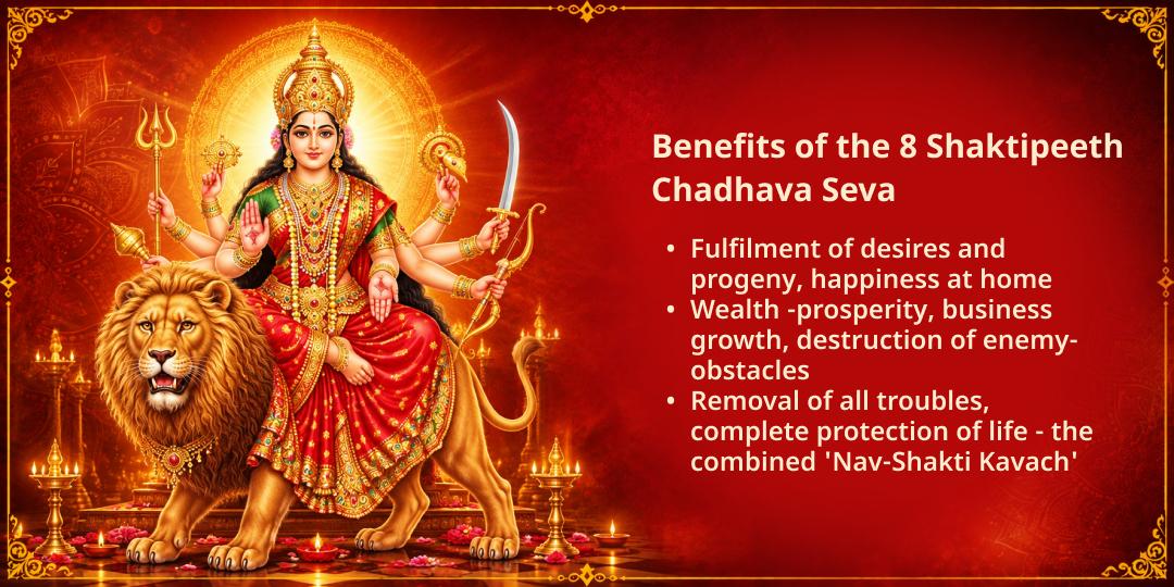 Maha Navratri Durgashtami 8 Disha Raksha 8 Shaktipeeth Kumkum-Chunari Maharpan