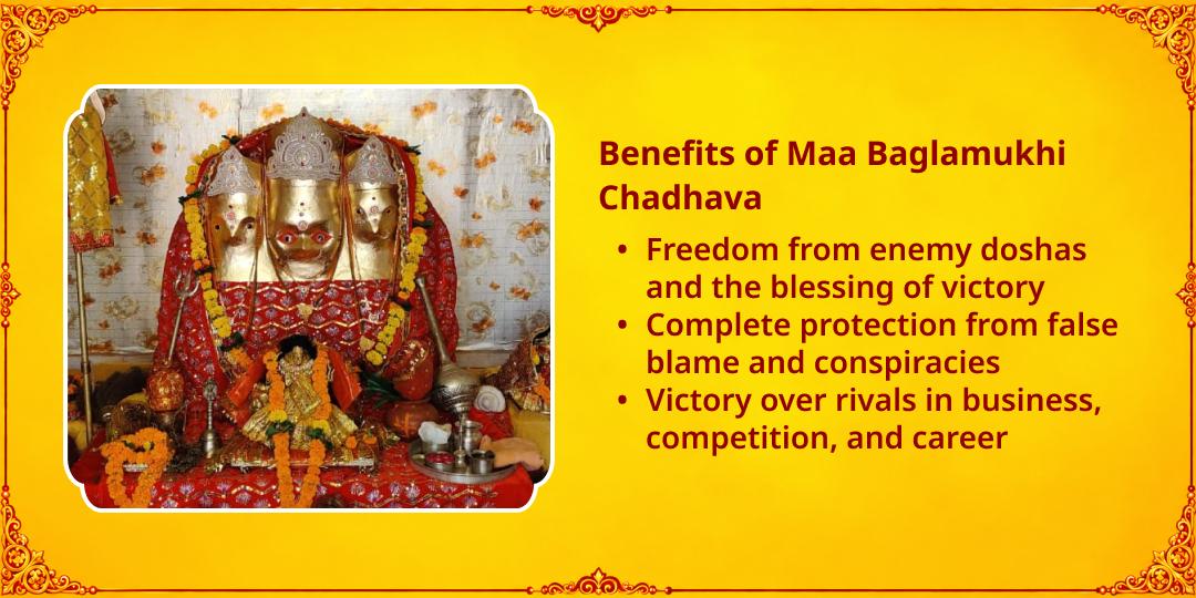 Maha Navratri Maha Ashtami Shatru Nashak Ashta Mahavidya Maa Baglamukhi Chadhava