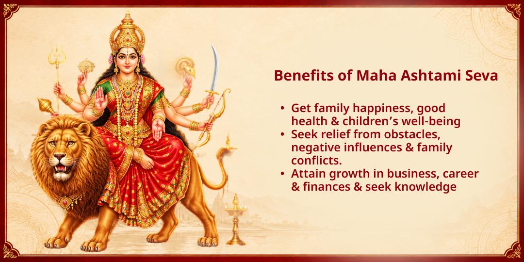 Maha Navratri Ashtami Pushpanjali, Devi Bhog & Kanya Bhojan Seva