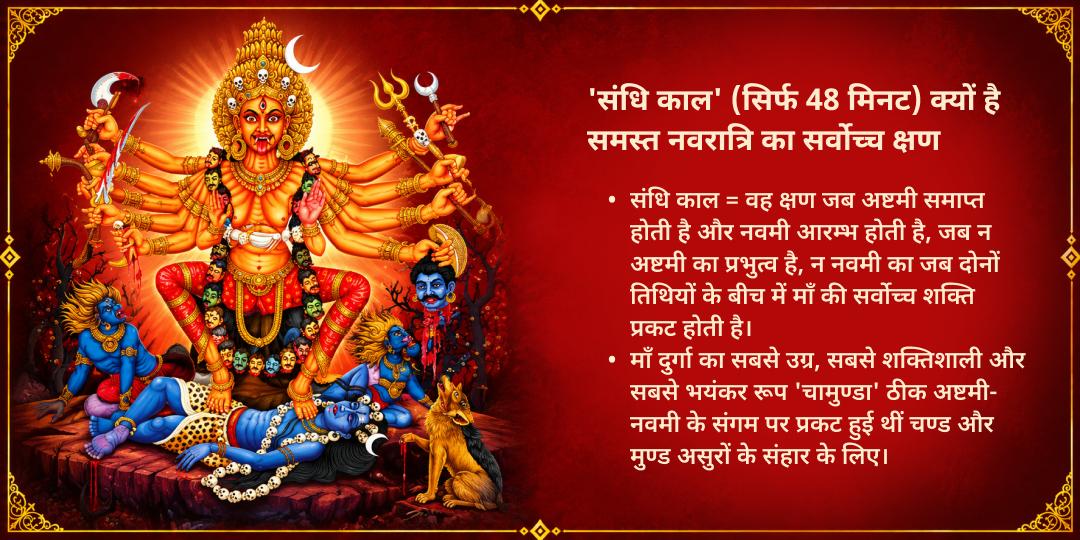 महानवरात्रि महाष्टमी-महानवमी संधि काल 4 शक्तिपीठ महा चढ़ावा