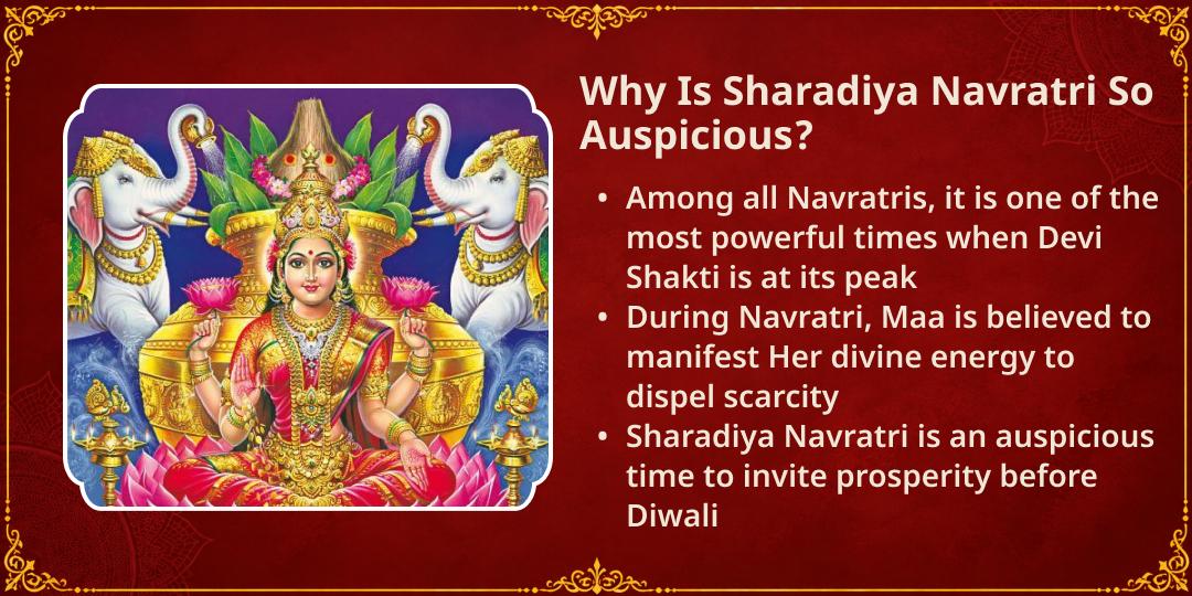 Maha Navratri Gajalakshmi Maha Chadhava for Wealth & Prosperity