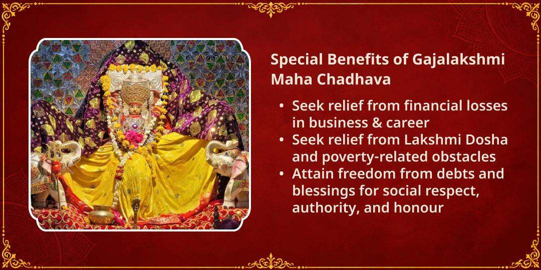 Maha Navratri Gajalakshmi Maha Chadhava for Wealth & Prosperity
