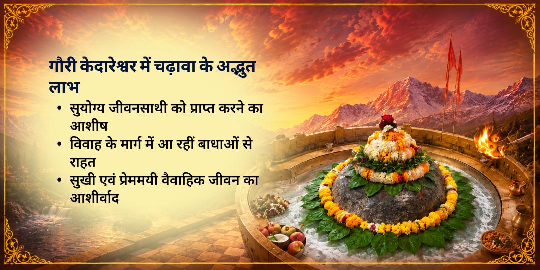 महानवरात्रि द्वितीया विवाह बाधा शांति गौरी केदारेश्वर काशी चढ़ावा