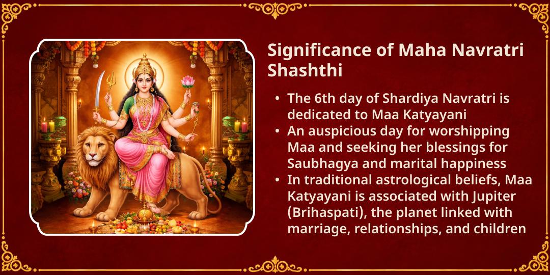 Maha Navratri Shashthi Saubhagya & Marital Bliss Uma Katyayani Shaktipeeth Chadhava 