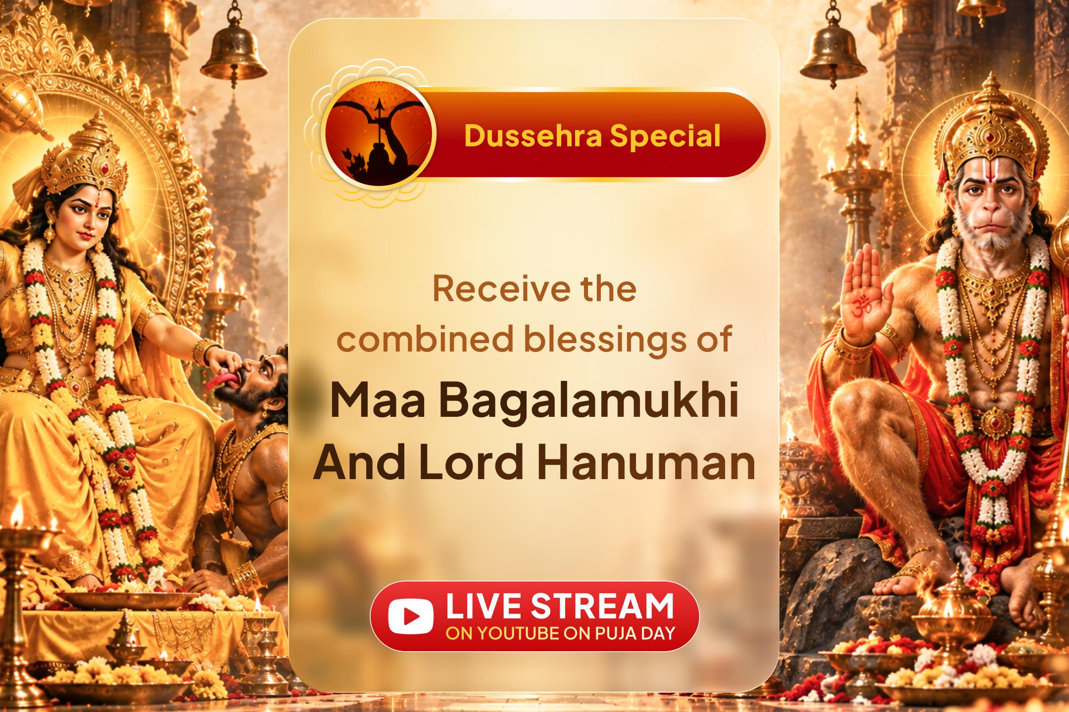 Receive the blessings of two divine powers amid life’s challenges.