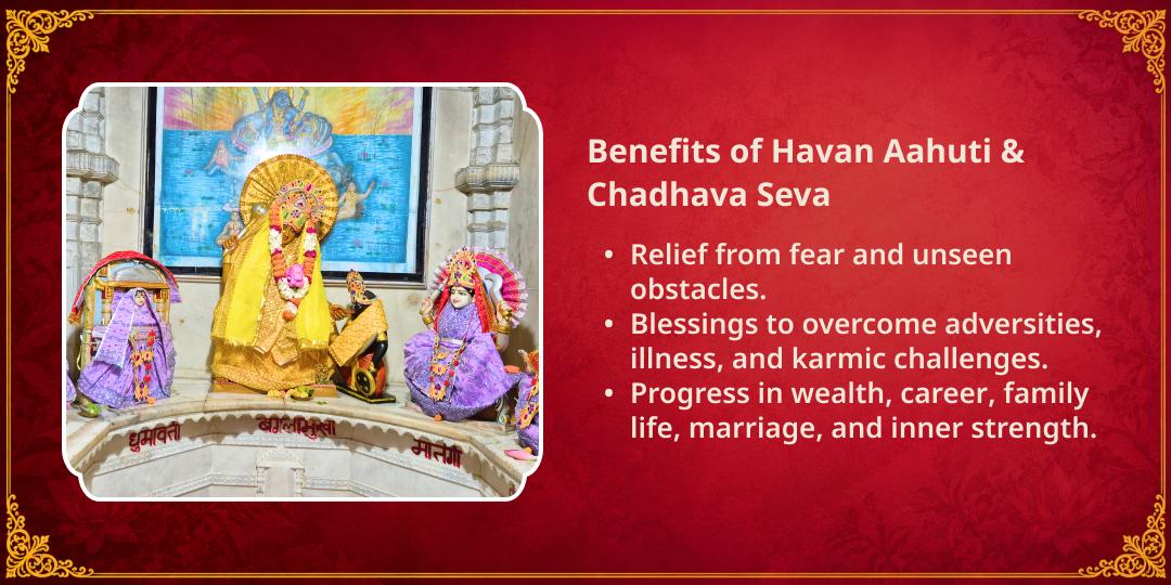 Mahanavratri Panchami Sarvasiddhi Pradayini Shakti Swaroopa 10 Mahavidya Havan Aahuti & Chadhava