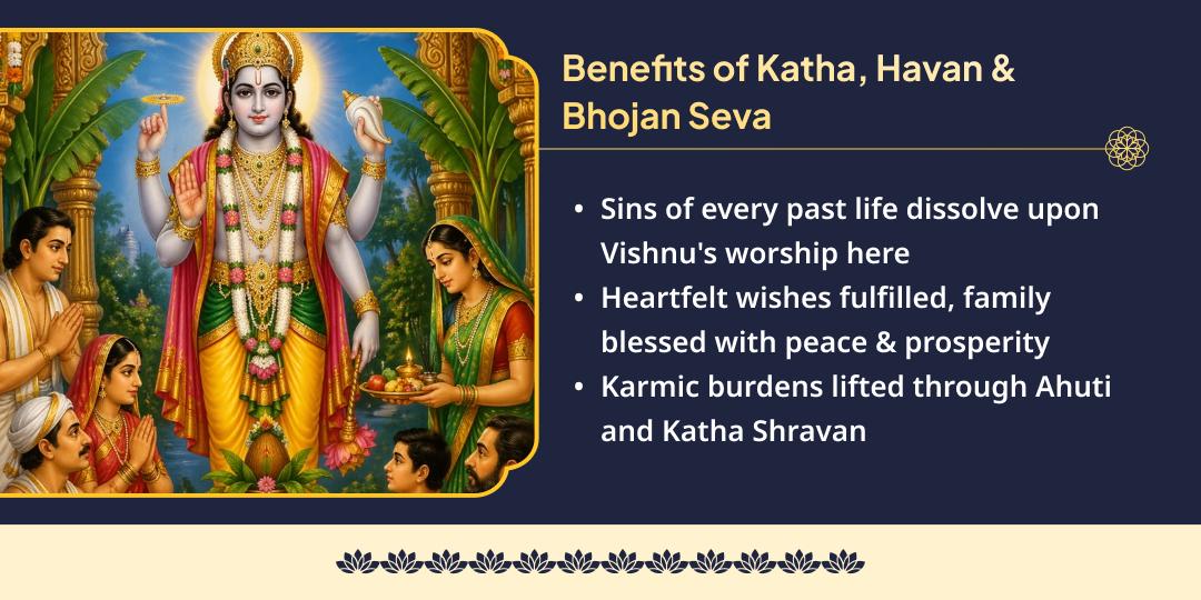 Sharad Purnima Dirgh Vishnu Satyanarayan Katha, Havan, Chadhava & Bhojan Seva