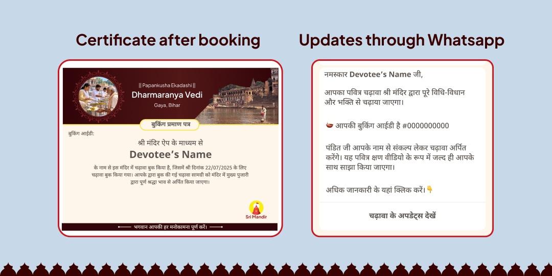 Papankusha Ekadashi Vishnu Loka Prapti 4 Teerths Needy Bhojan Seva