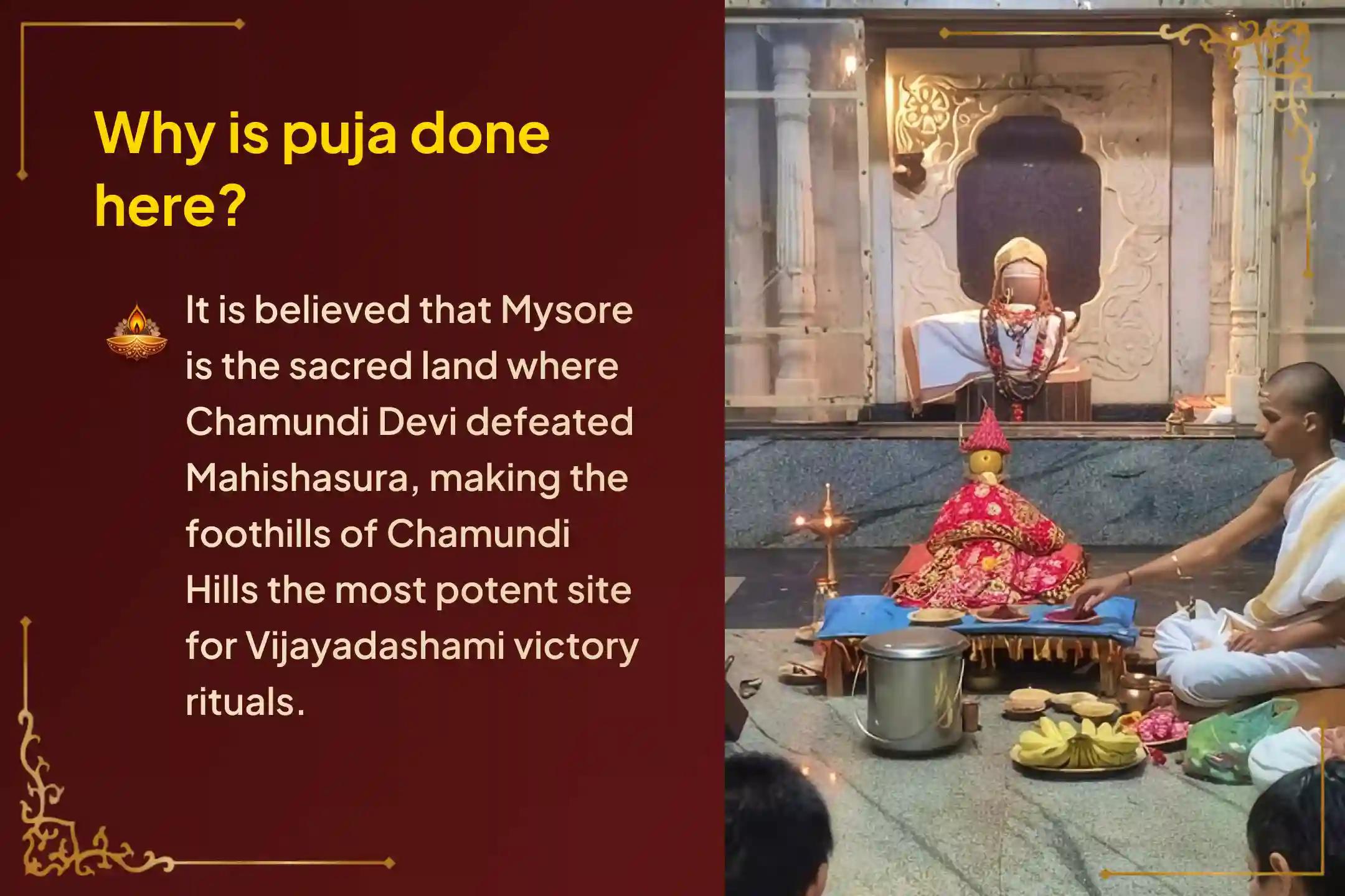 🕉️ ವಿಜಯದಶಮಿಯ ಪವಿತ್ರ ದಿನದಂದು, ಪರಮ ವಿಜಯ, ಕುಟುಂಬದ ಸಮಗ್ರ ರಕ್ಷಣೆ ಮತ್ತು ಆಂತರಿಕ ಶಕ್ತಿಗಾಗಿ ಚಾಮುಂಡೇಶ್ವರಿ ದೇವಿಯ ಅನುಗ್ರಹವನ್ನು ಪಡೆದುಕೊಳ್ಳಿ 🙏