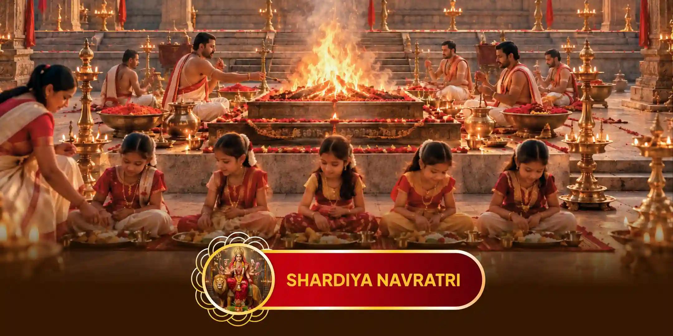 Navratri Ashtami 8 Shaktipeeth Maha Shakti Mahayagya, 1,25,000 Navarna Mantra Jaap and Kanya Bhojan