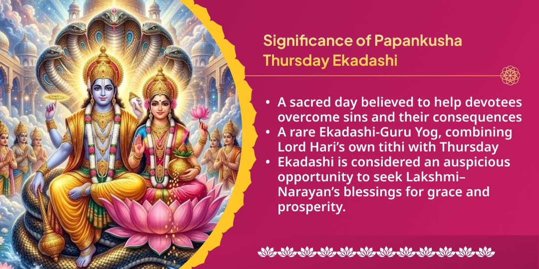Papankusha Guruvaar Ekadashi Shri Hari-Mahalakshmi Chadhava & Aradhana
