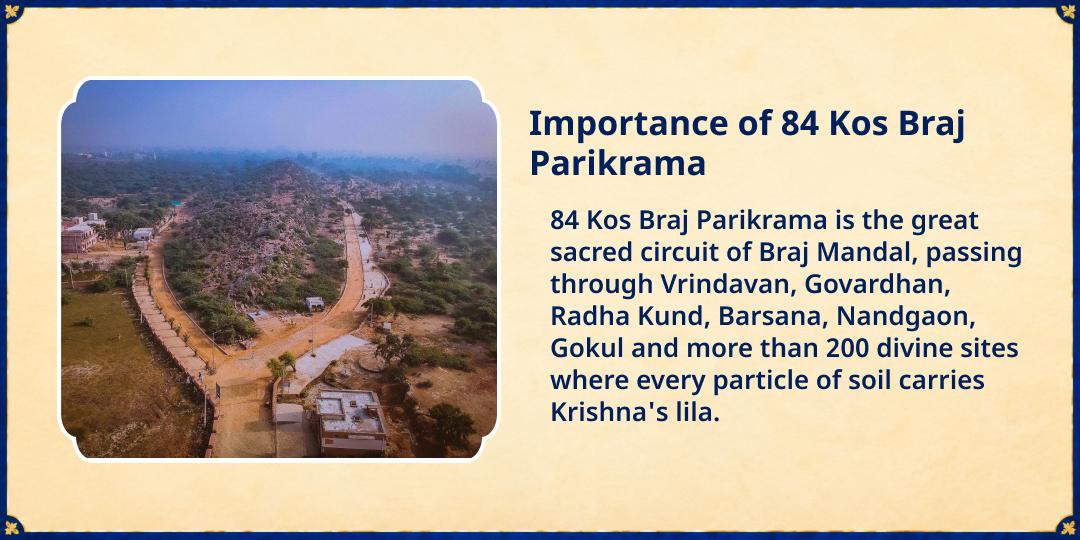 Sharad Purnima 84 Kos Braj Parikrama Bhakt Vatsalya Anna & Sharbat Seva 