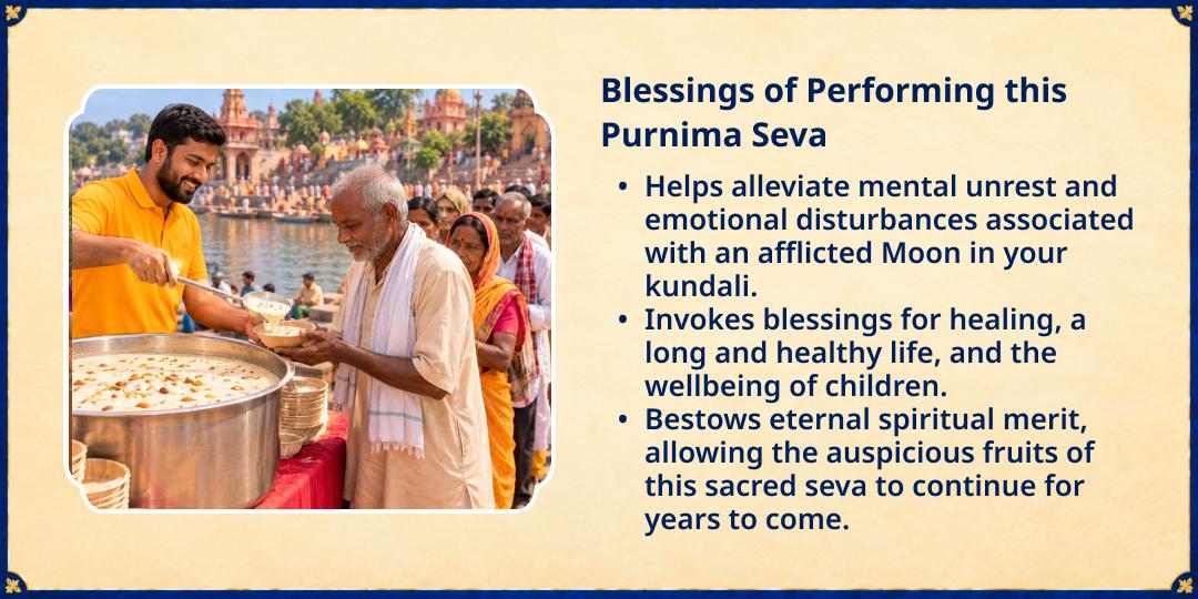Sharad Purnima 4 Maha Teerth Amrit Kheer Distribution Seva to Needy 