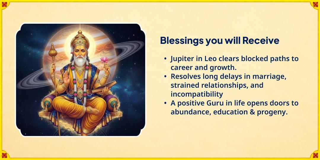 Guru Gochar Special Yellow Bhojan Seva - For a Positive Guru in Your Life