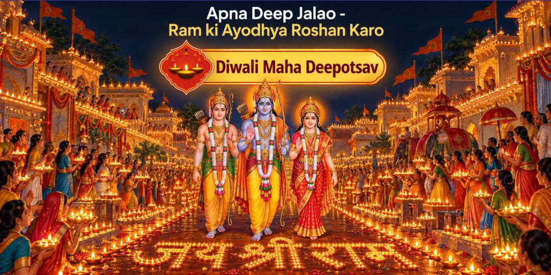 This Diwali, Light a Diya in Ayodhya in Your Name to Welcome Lord Ram’s Return from Exile and Invite His Blessings into Your Life!