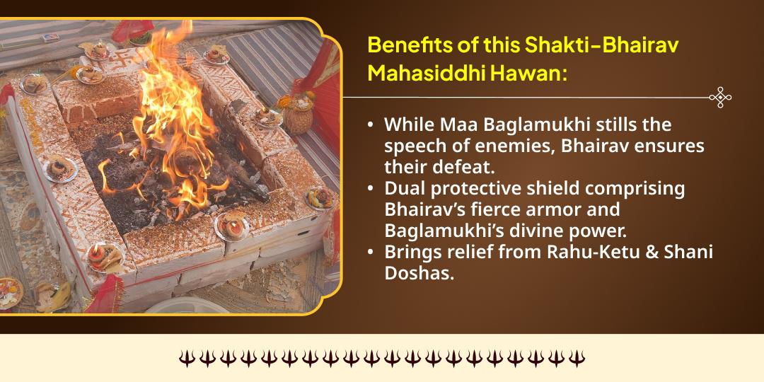 Ravivaar Kalashtami Nazar Dosh & Shatru Badha Shanti Bagalamukhi-Bhairav Havan Ahuti