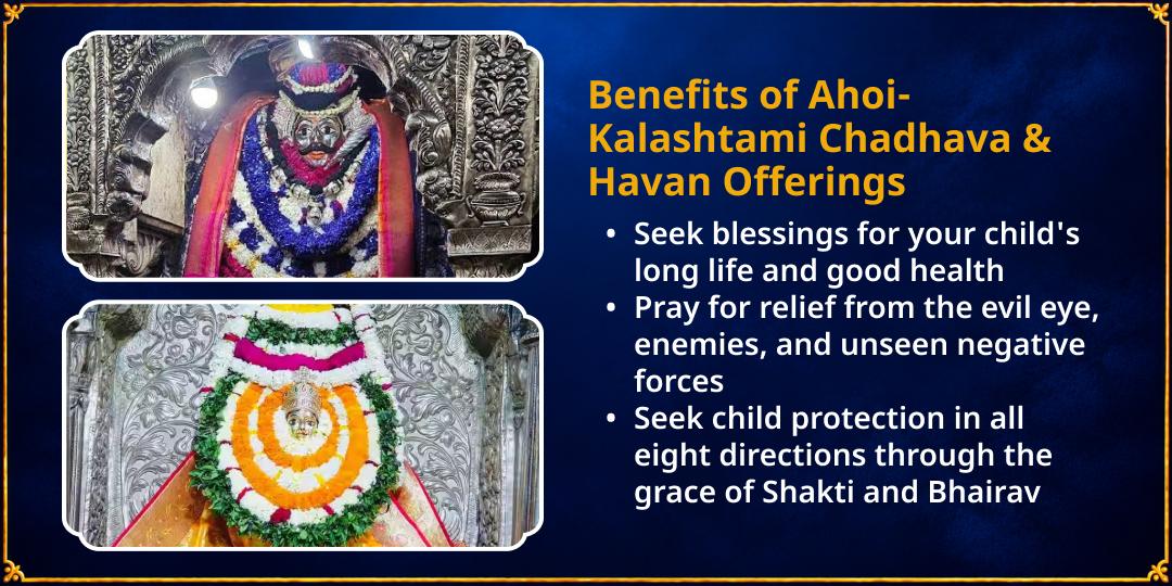 Ahoi-Kalashtami Sarv Disha Santan Suraksha Chadhava & Havan Ahuti