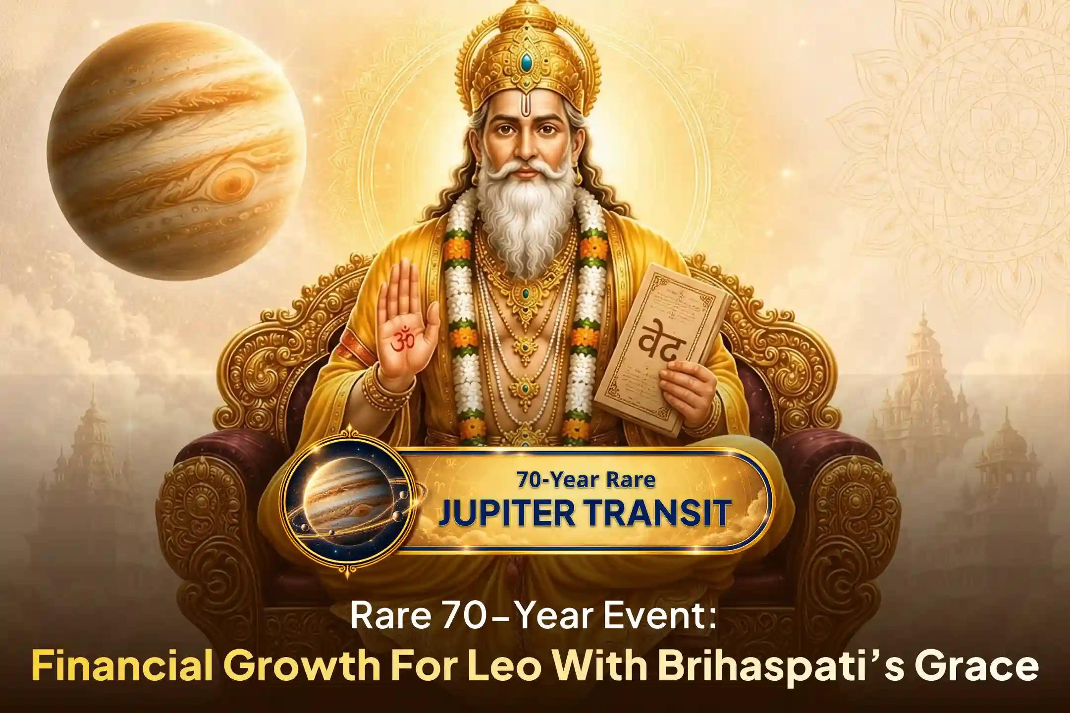 🕉️ 70 ವರ್ಷಗಳ ನಂತರ ಸಂಭವಿಸಿದ ಅಪರೂಪದ ಗುರು ಗ್ರಹದ ಸಿಂಹ ರಾಶಿ ಪ್ರವೇಶದ ಸಂದರ್ಭದಲ್ಲಿ, ವೃತ್ತಿಜೀವನದ ಪ್ರಗತಿಗಾಗಿ ಶ್ರೀ ಗುರು ಭಗವಾನರ ದಿವ್ಯ ಆಶೀರ್ವಾದವನ್ನು ಪಡೆದುಕೊಳ್ಳಿ 🙏