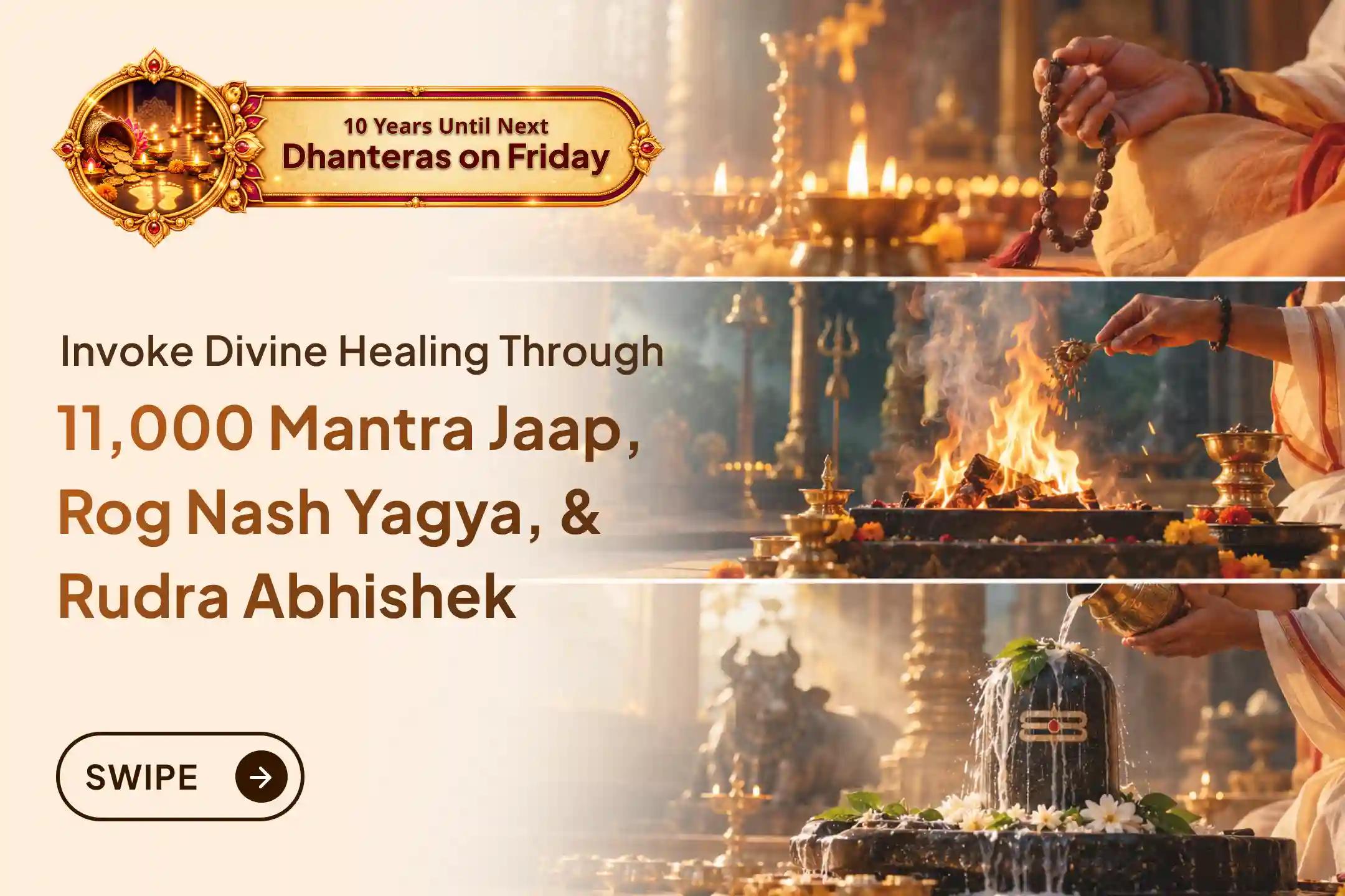 Invoke the Supreme Healer of Sanatan Dharma, Bhagwan Dhanvantari, for divine healing, family health, and longevity.