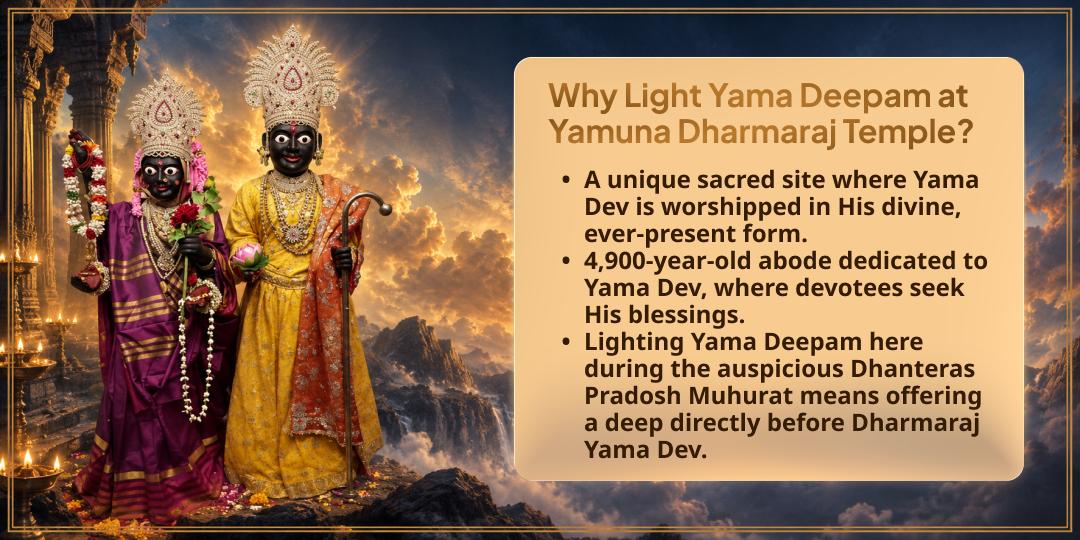 Dhanteras Special Pradosh Kaal Yama Raksha Yama Deepam (Diya Prajwalan)