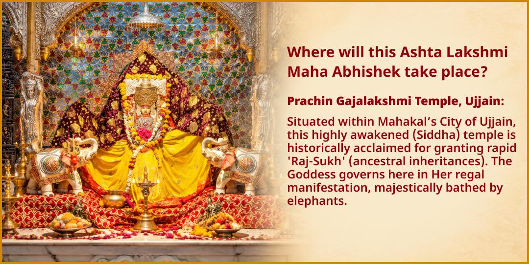 Dhanteras Vrishabha Kaal Sthir Lagna Ashta Lakshmi 8 Dravya Abhishek 