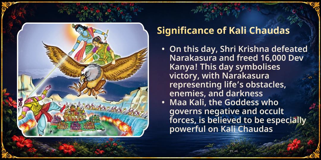 Kali Chaudas Krishna-Kali Chadhava for Protection & Victory Blessings