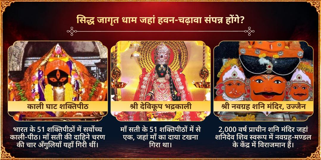 शनिवार काली चौदस नकारात्मकता नाश, कर्म संतुलन एवं ग्रह रक्षा हवन आहुति व चढ़ावा