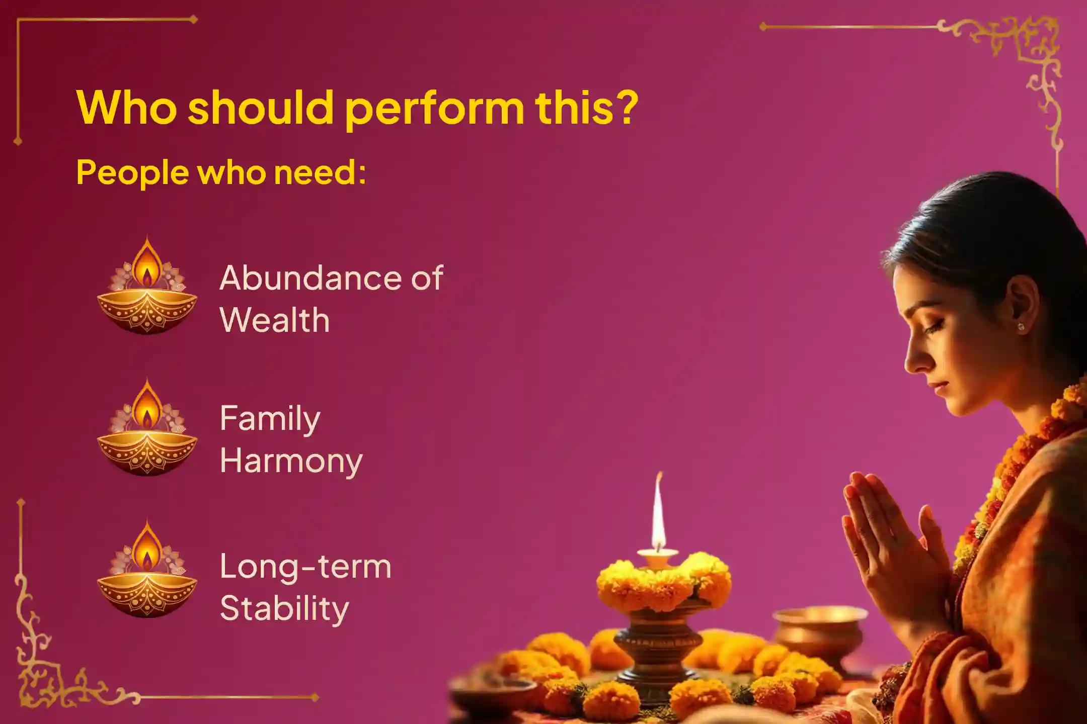 🕉️ On Deepawali, participate in Deepawali Shri Sukta Parayana and Kanakdhara Stotra Parayana to attract wealth, happiness, family harmony, and prosperity in life 🙏