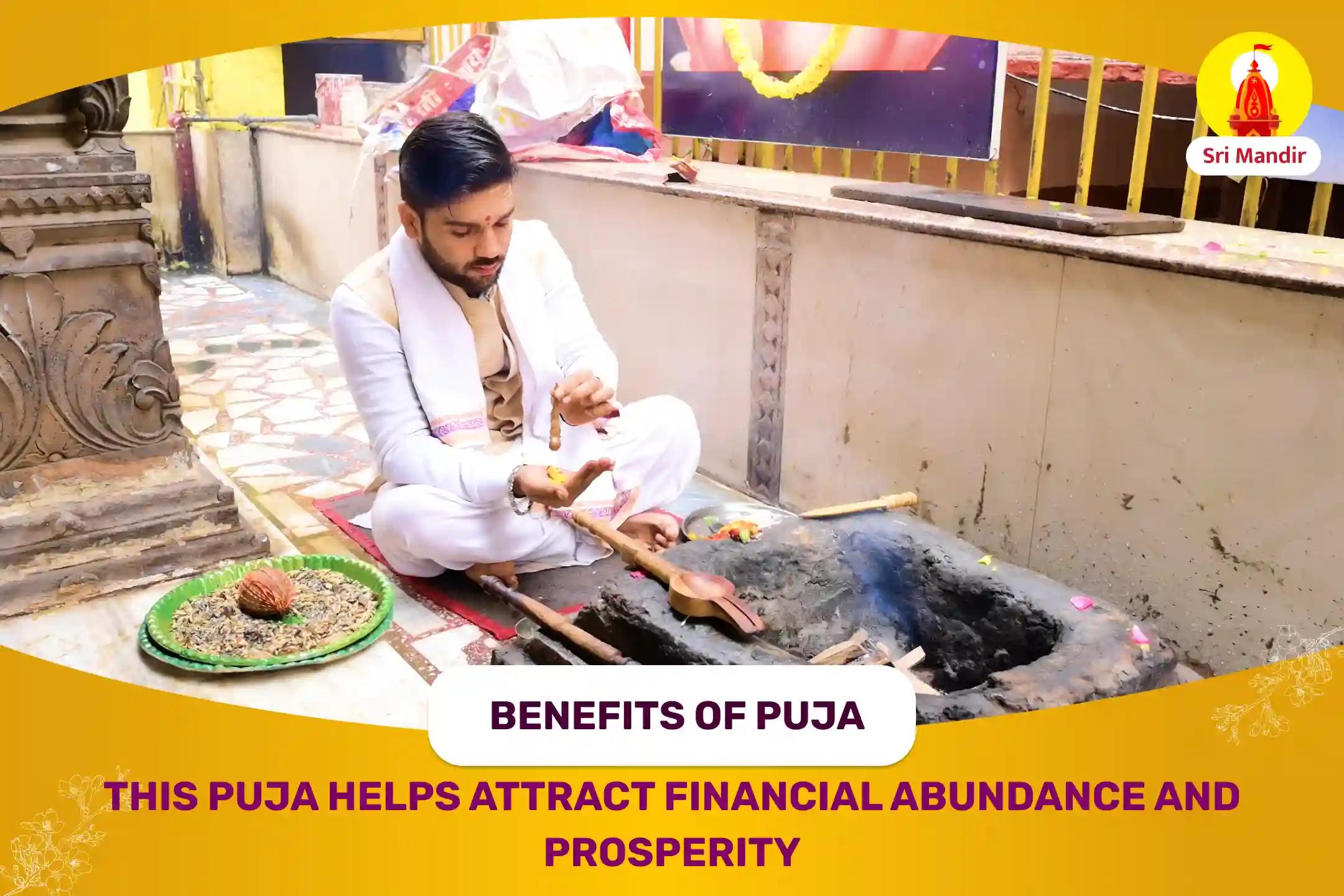 Kashi Special Brihaspati Guru Shanti Yagya and Shiv Rudrabhishek to Attract Financial Abundance and Prosperity