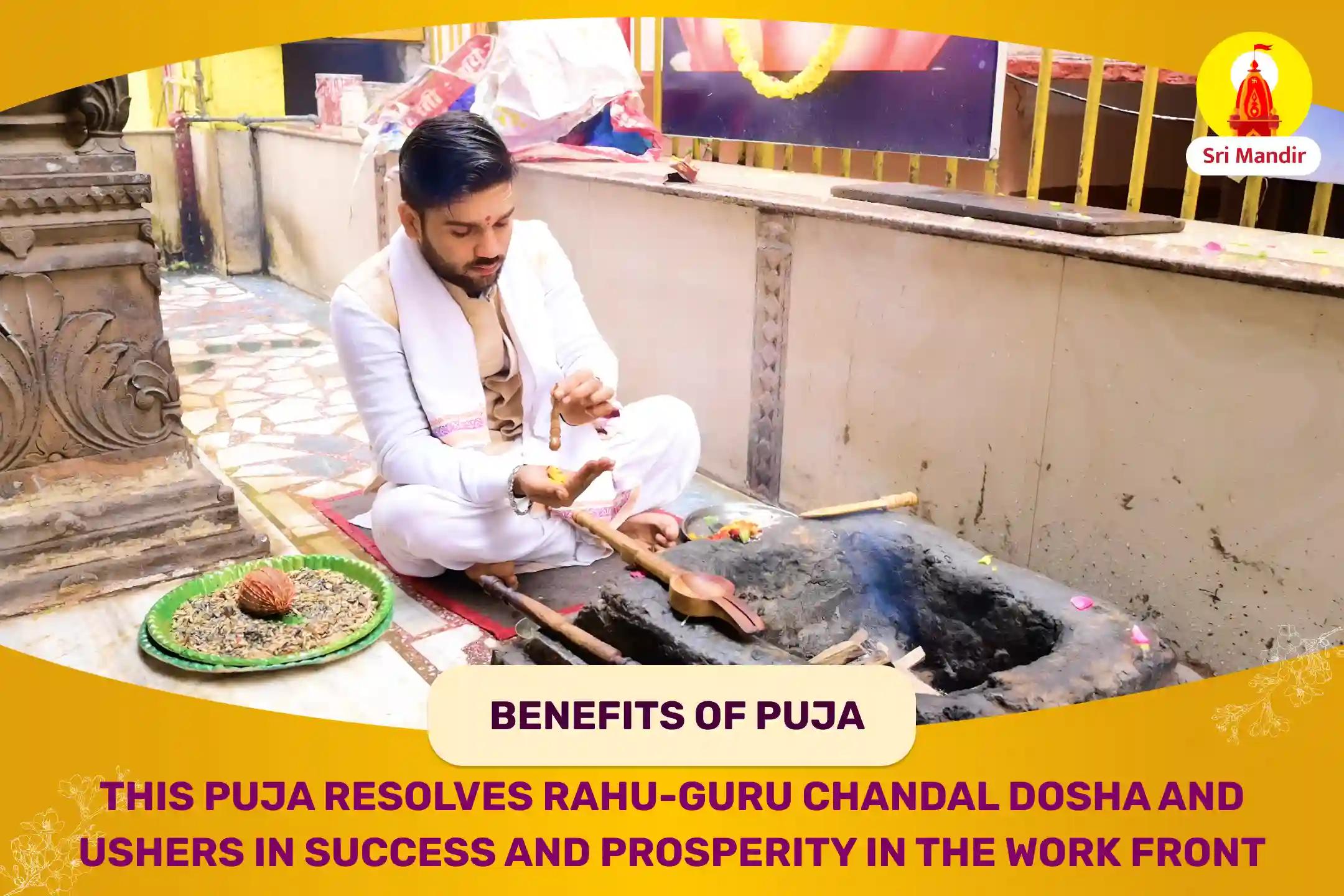 Rahu-Guru Shanti Special Chandal Dosha Nivaran Mahapuja for Prosperity and Material Well-Being