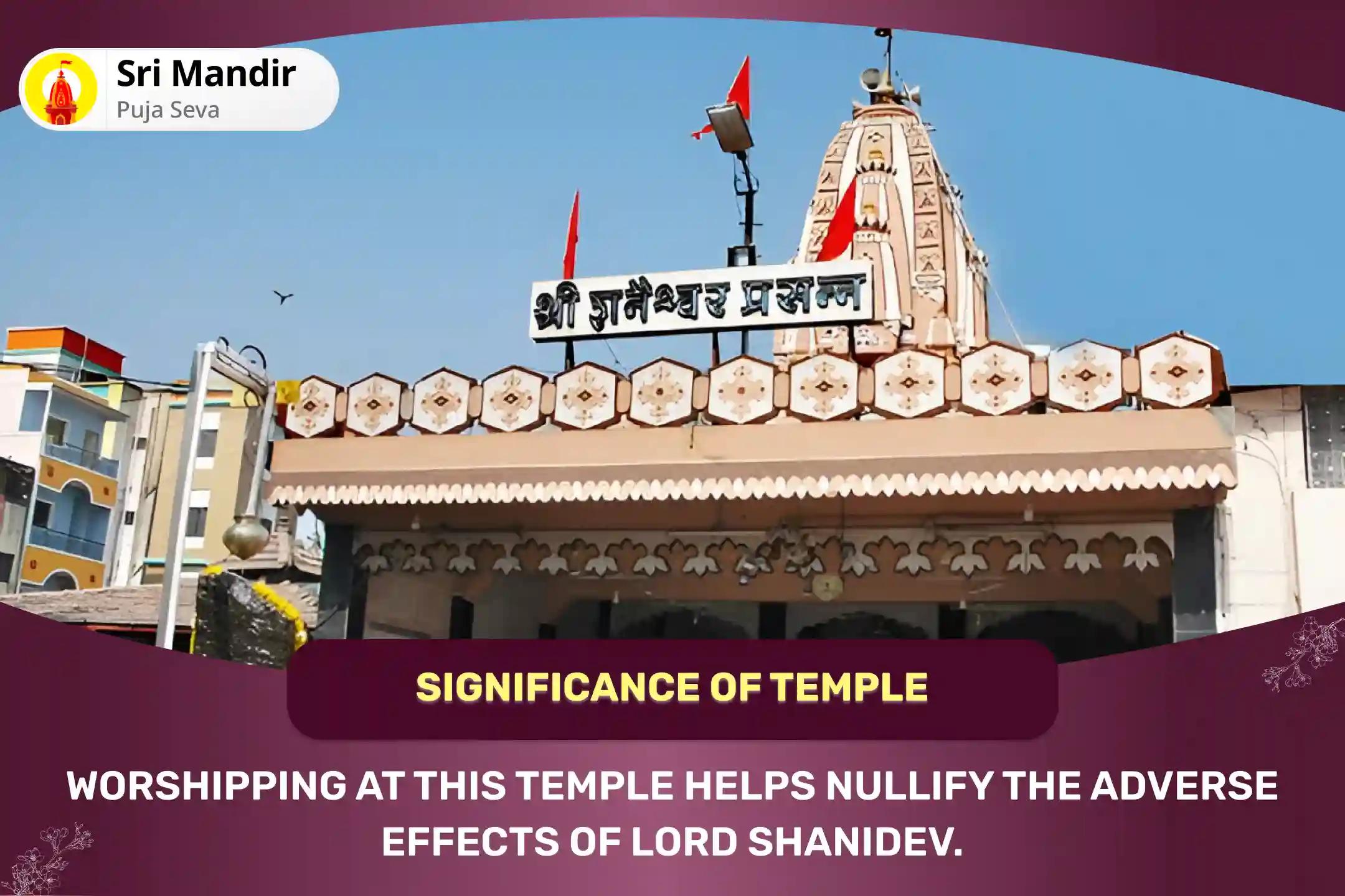 World’s Biggest Shani Temple Special Shani Til Tel Abhishek and Saade Saati Peeda Shanti Mahapuja for Overcoming Challenges and Adversities in Life