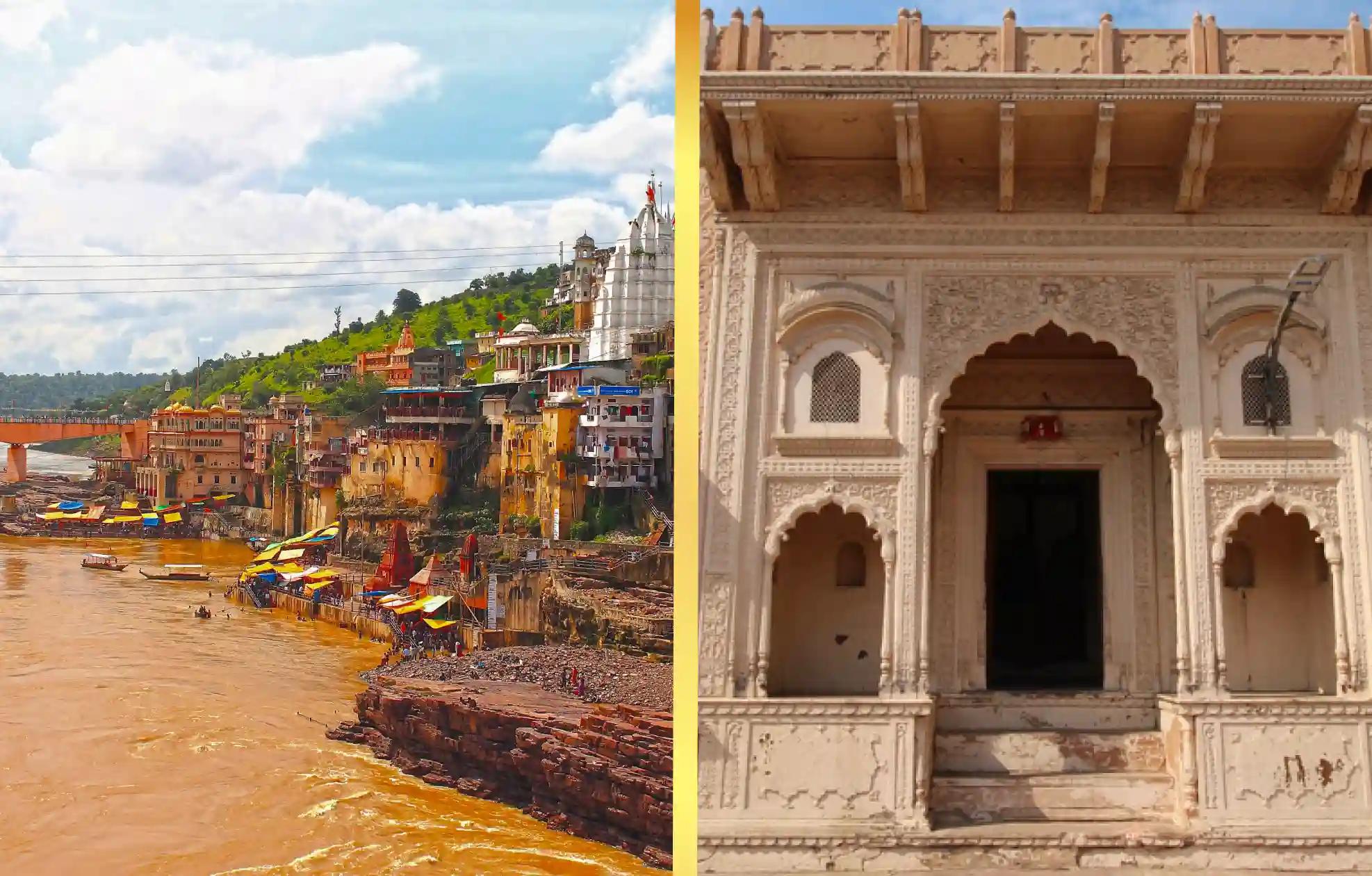 श्री दीर्घ विष्णु मंदिर, ओंकारेश्वर ज्योतिर्लिंग, मथुरा, खंडवा   श्री दीर्घ विष्णु मंदिर, ओंकारेश्वर ज्योतिर्लिंग, मथुरा, खंडवा