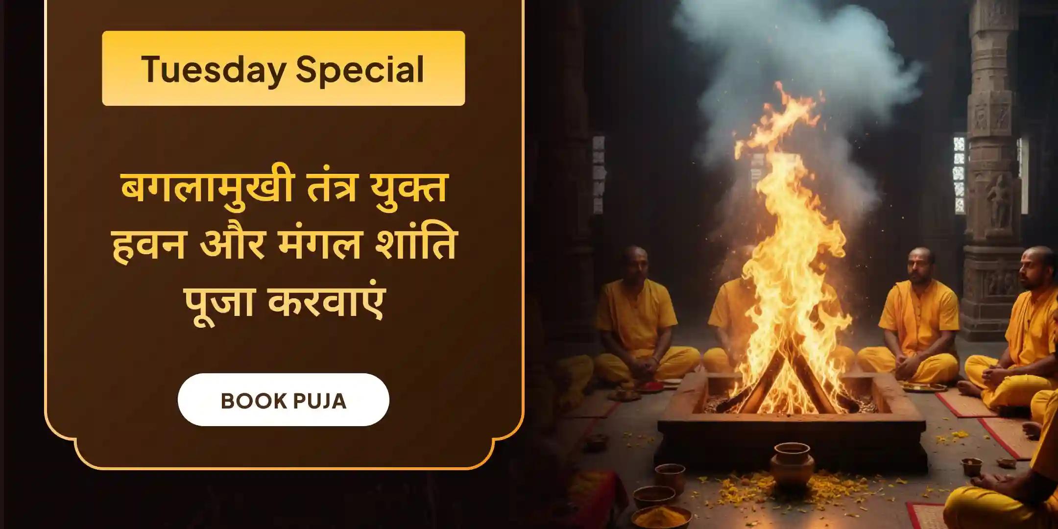 माँ बगलामुखी तंत्र युक्त एवं मंगल शांति पूजा माँ बगलामुखी तंत्र युक्त एवं मंगल शांति पूजा