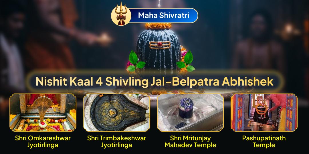 Offer a Powerful Maha Shivratri Chadhava at 2 Jyotirlingas and 2 ancient Shiva Temples in just 1 click! Offer a Powerful Maha Shivratri Chadhava at 2 Jyotirlingas and 2 ancient Shiva Temples in just 1 click!