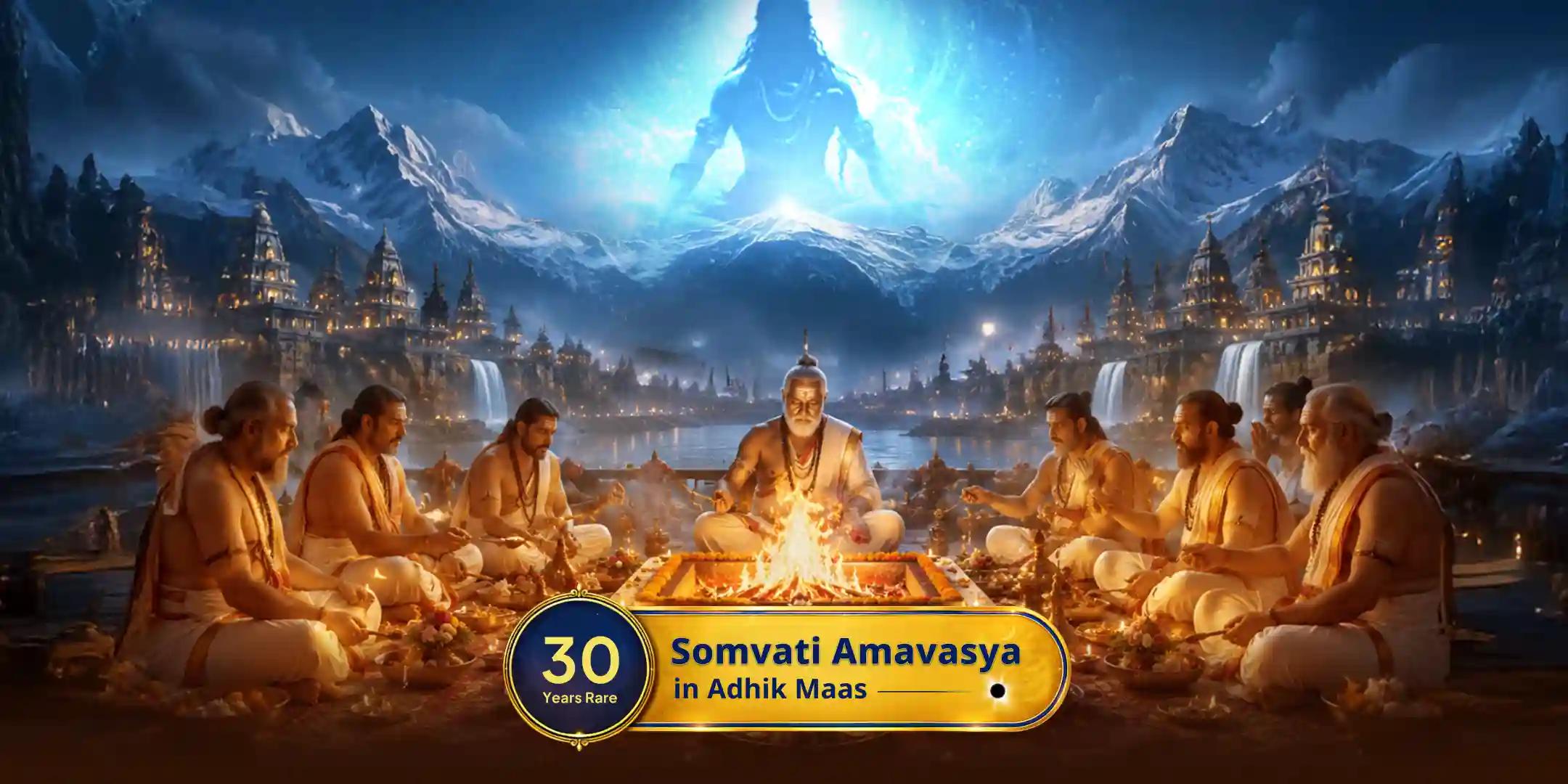 सोमवती अमावस्या सर्व कष्ट निवारण सोम महायज्ञ – सोमेश्वर महादेव मंदिर, प्रयागराज सोमवती अमावस्या सर्व कष्ट निवारण सोम महायज्ञ – सोमेश्वर महादेव मंदिर, प्रयागराज